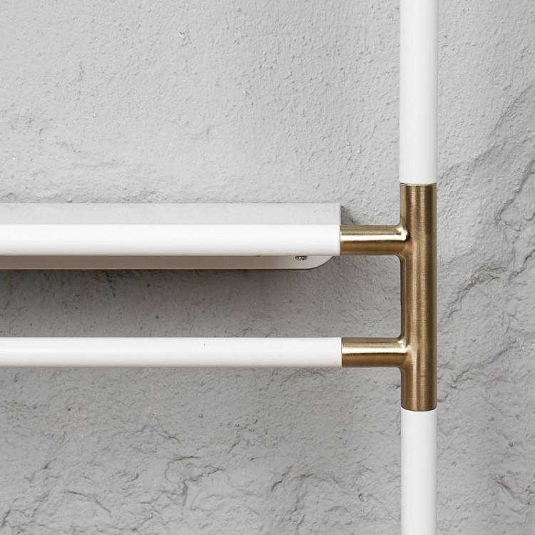 Белая напольная вешалка для одежды Лин Он Ми Lean On Me Clothes Rack White