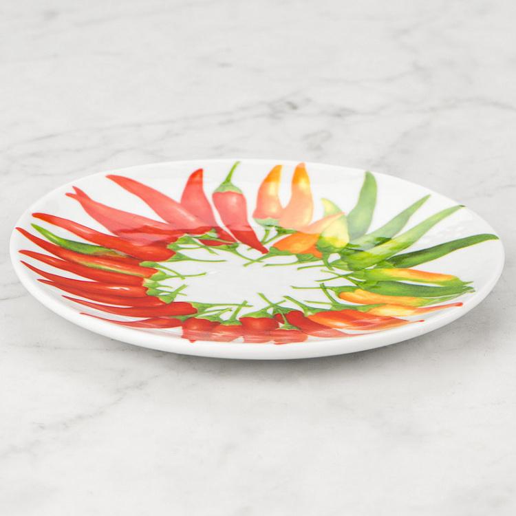 Десертная тарелка Средиземноморская диета Чили Dieta Mediterranea Peperoncini Dessert Plate