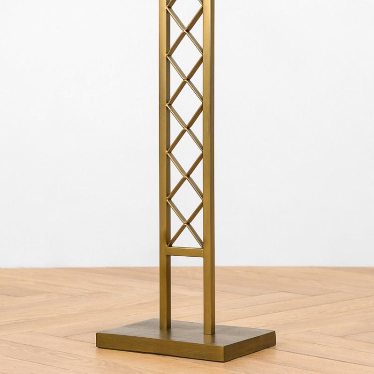 Торшер из латуни с патиной Искала Iscala Brass Patina Floor Lamp