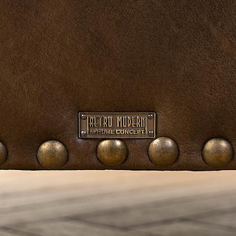 Кресло Churchill Armchair RM натуральная кожа Antique Master