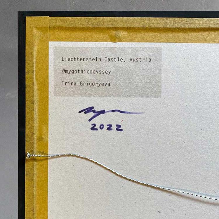 Фотография в рамке Замок Лихтенштейн, Австрия Liechtenstein Castle Austria Photo