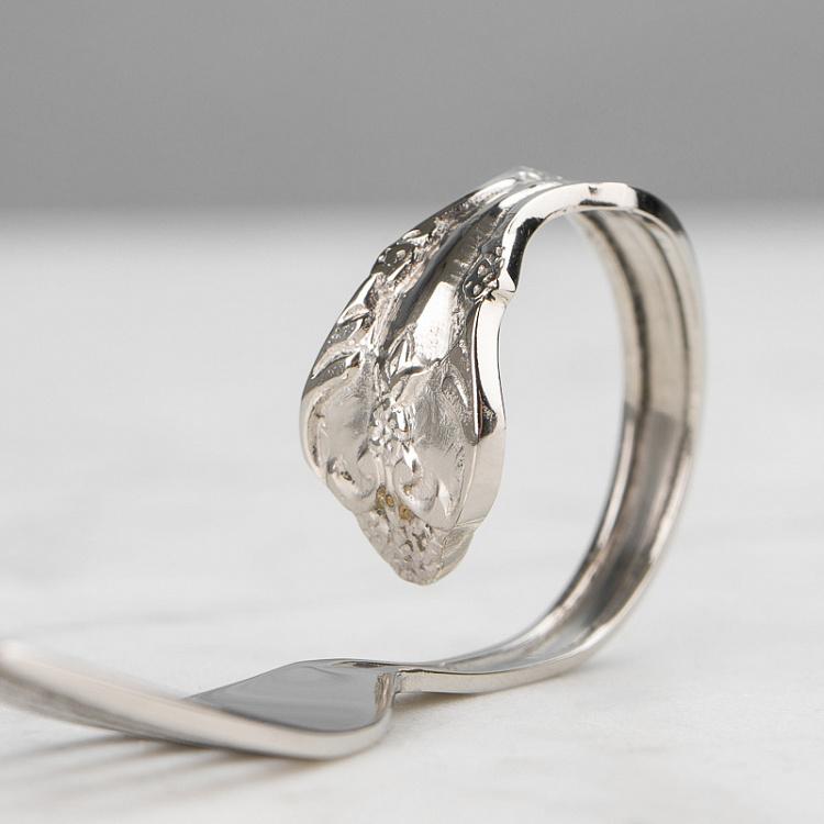 Кольцо для салфетки Вилка Fork Napking Ring Silver