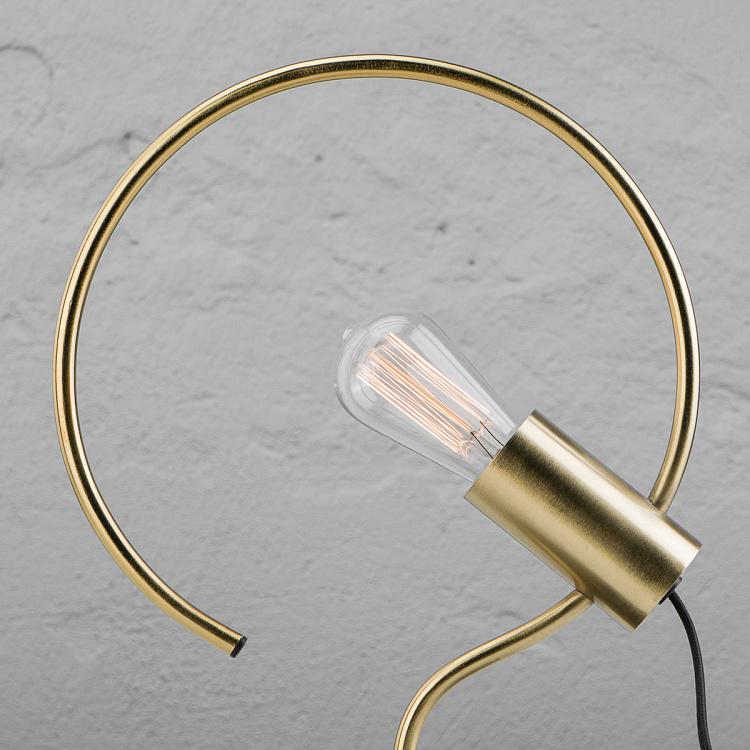 Настольная лампа с чёрным мраморным основанием Арсо Arceau Table Lamp Black Marble Base