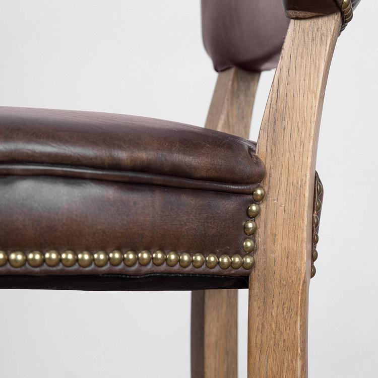 Высокий барный стул Анджелес Angeles Barstool High, Weathered Oak