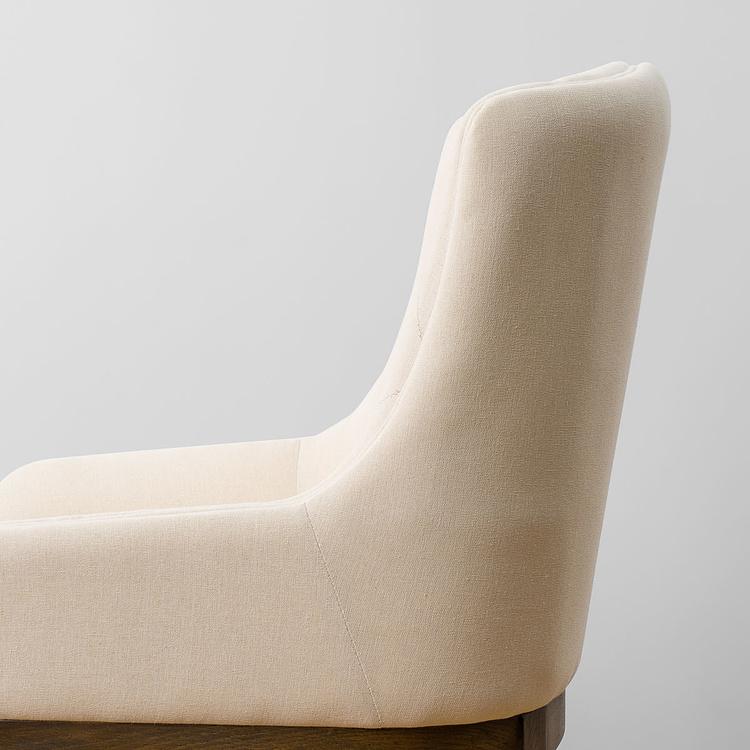 Кресло Маттео, тёмные ножки Matteo Armchair, Ash Dark Brown