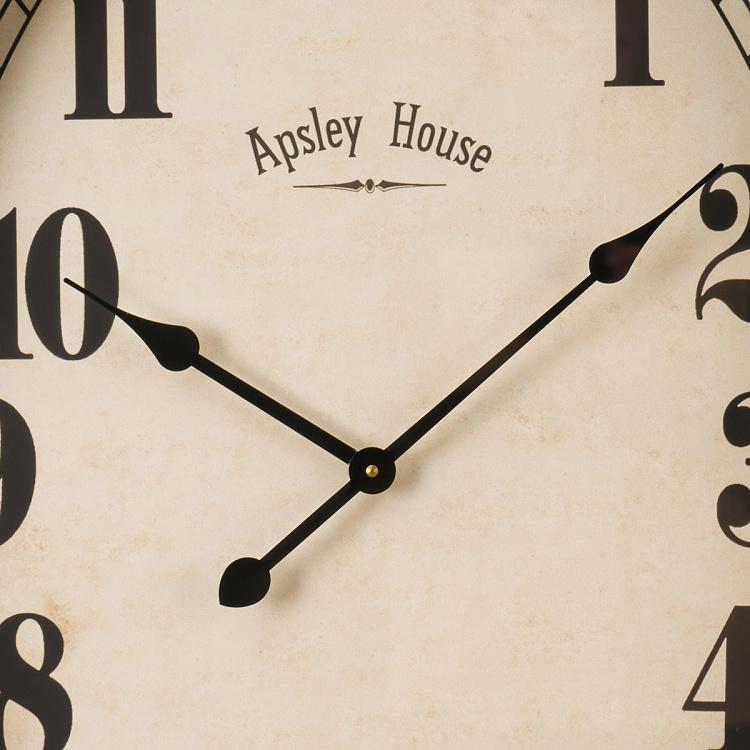 Овальные настенные часы в прямоугольной раме Эпсли Хаус Apsley House Oval Clock In Rectangular Frame