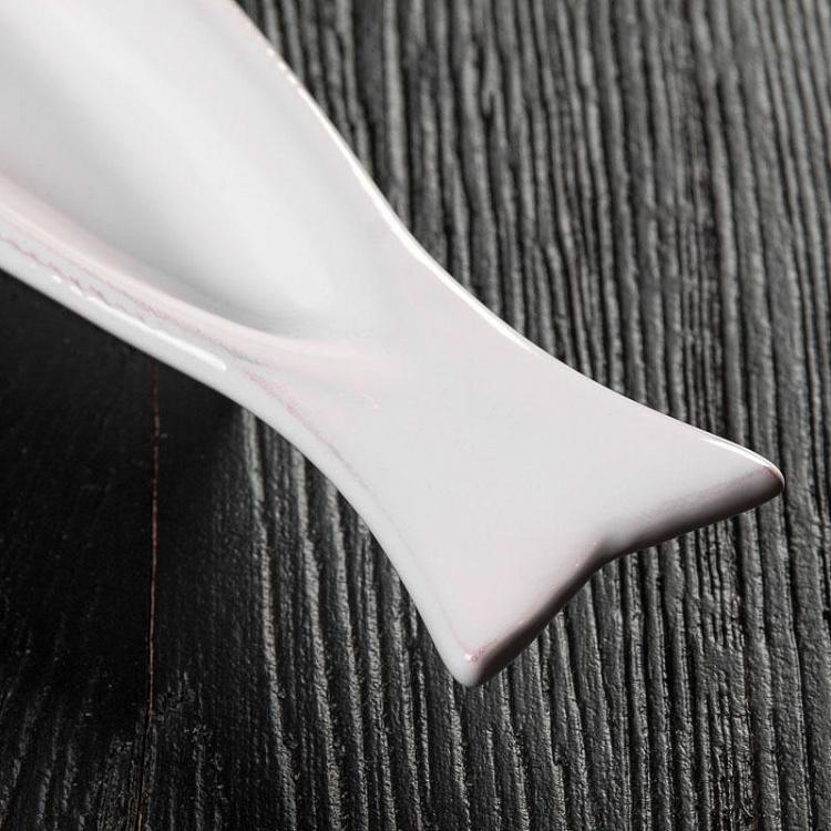 Длинное сервировочное блюдо Атлантика Atlantide Long Plate Poisson Blanc А Olives