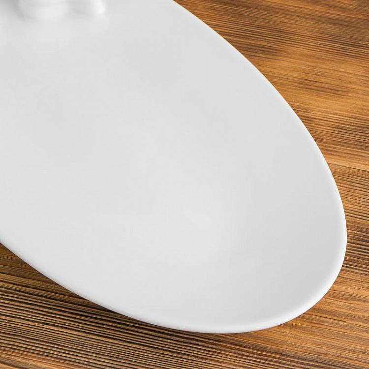 Овальное сервировочное блюдо Кролик Романтик Oval Serving Plate Rabbit Romantic