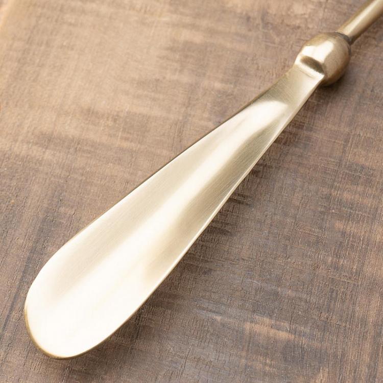 Латунная ложка для обуви Shoehorn In Brass