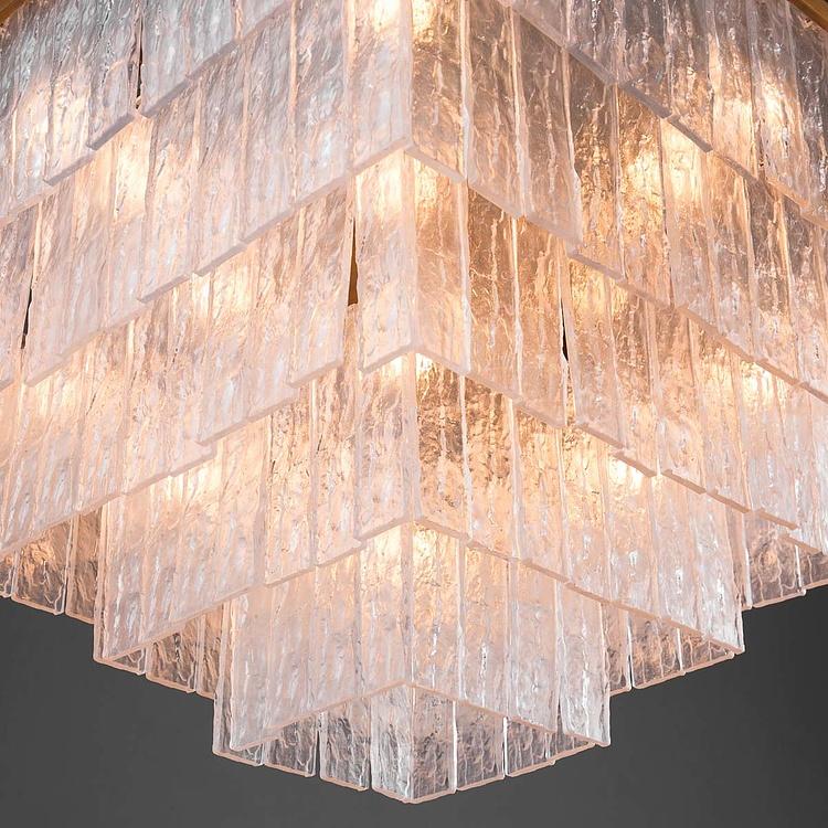 Квадратная люстра Барк с пятью кольцами Bark Square Pendant 5 Rings