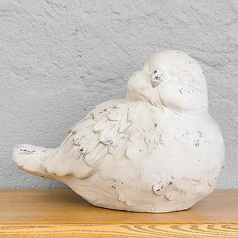 Shabby Chic Bird Figurine Large