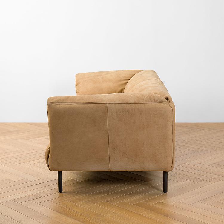 Трёхместный диван Хайвей Highway 3 Seater, Black Matt Metal RM