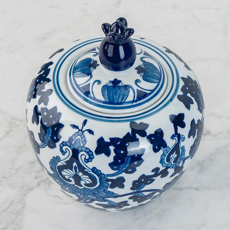 Ваза Луук с крышкой и ручной росписью  Lidded Vase Luuk Hand Painted