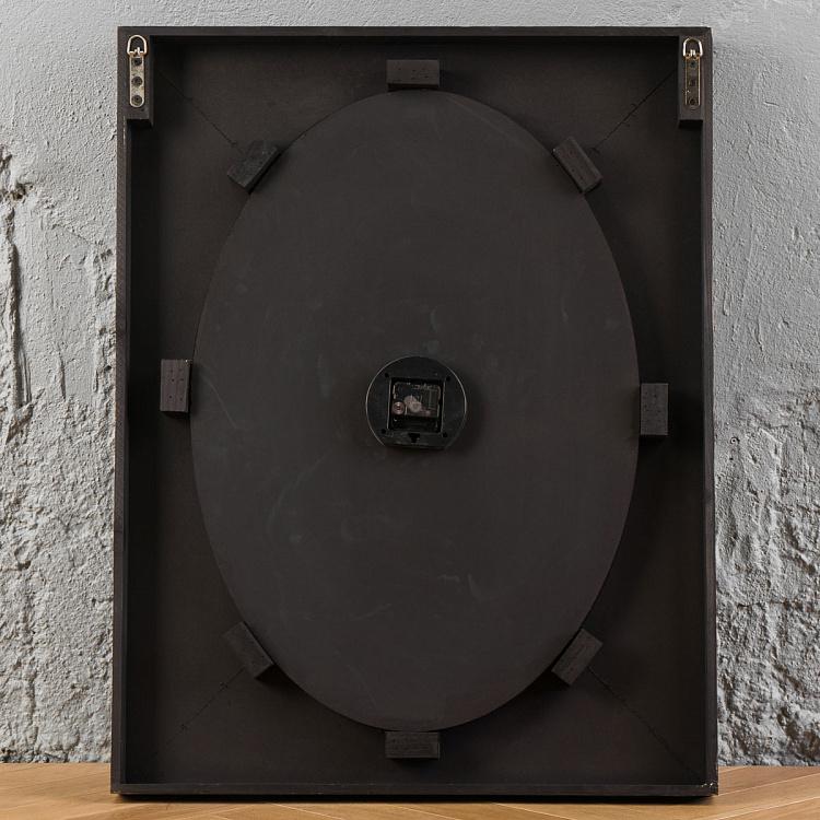 Овальные настенные часы в прямоугольной раме Эпсли Хаус Apsley House Oval Clock In Rectangular Frame