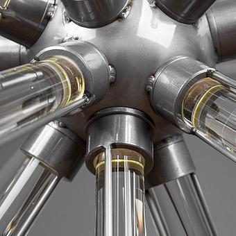 Люстра Gauntlet Pendant Small сталь Natural Metal