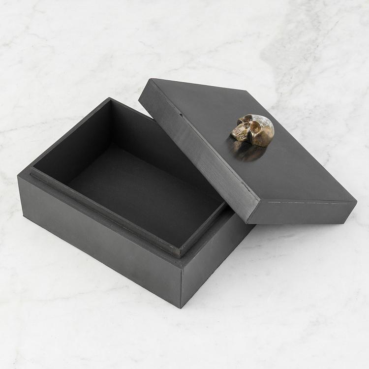 Шкатулка для украшений с черепом на крышке Skull On Lid Box