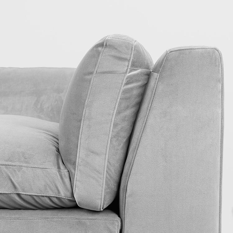 Угловой модульный бархатный диван Зенна 2, S Zenna Group Small 2 Velvet