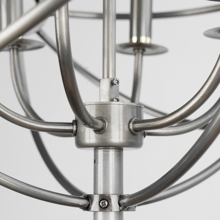 Торшер со столиком из мрамора и гироскопом Gyro Floor Lamp With Tray