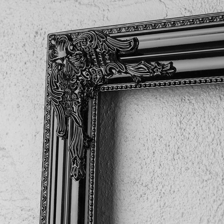 Декоративная чёрная рама Барокко Baroque Frame Black