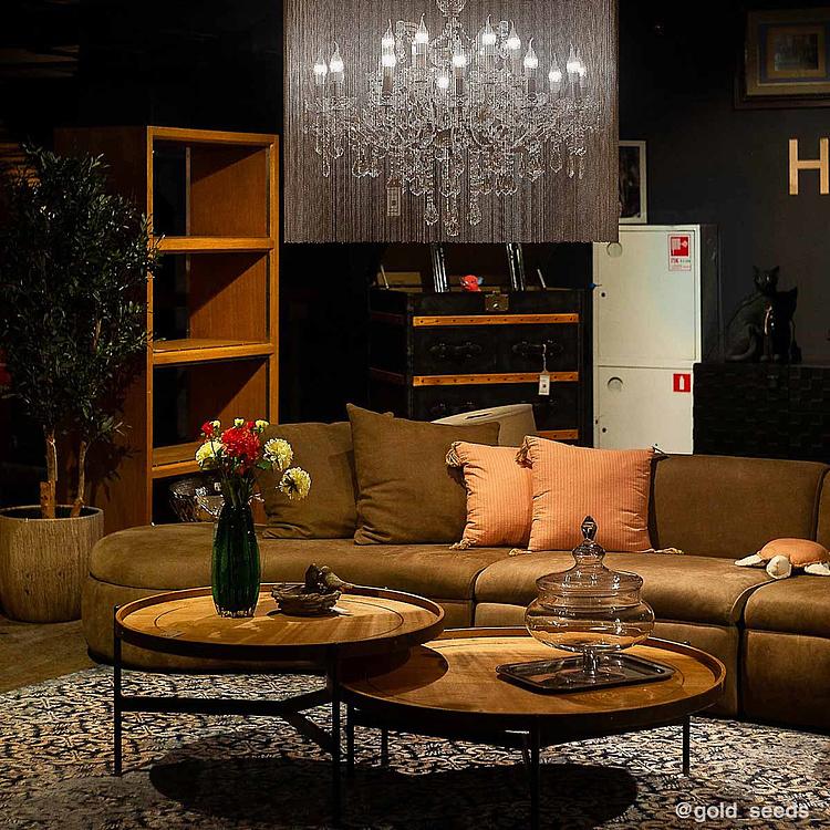 Хрустальная люстра Кольчуга, M Chainmail Crystal Chandelier Medium