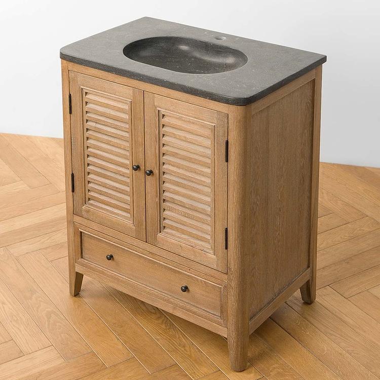 Тумба с гранитной раковиной Карелия Karelia Single Vanity DB
