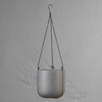 Effectory Beton Hanging Bowl Dark Grey Small