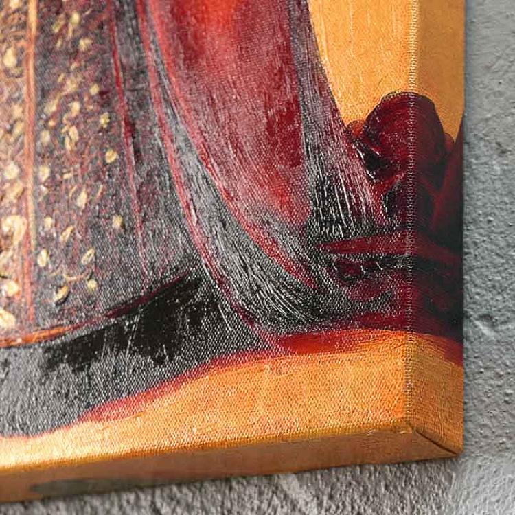 Картина Кот, холст, акрил Canvas Acrylic Painting Cat