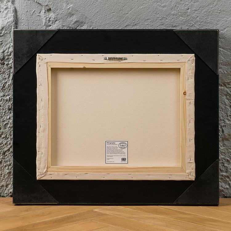 Картина-олеография в чёрно-золотой раме Мореплавание 1 Shipping Scene 1, ANTB Frame