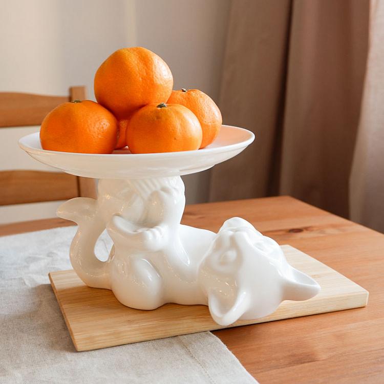 Сервировочная подставка Котёнок, S Decorative Plate Kitten Small