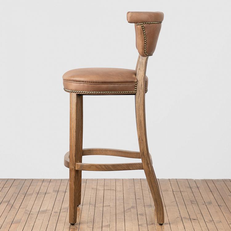 Высокий барный стул Анджелес Angeles Barstool High, Weathered Oak