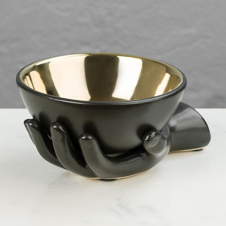 Подставка для мелочей и украшений Рука Hand Ceramic Trinket Tray