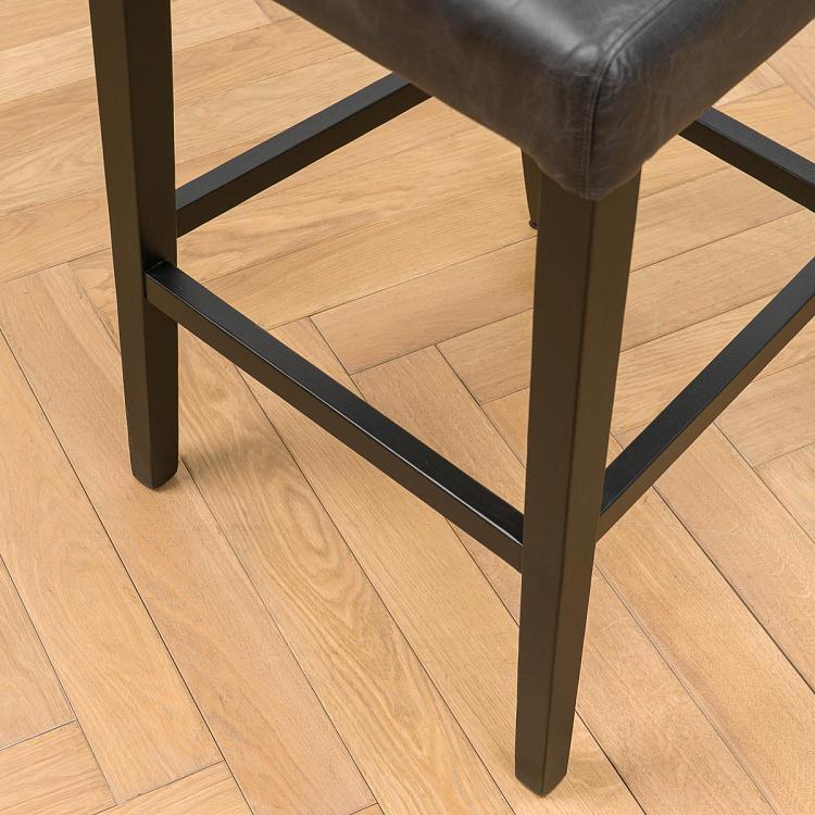 Барный стул Кровавая Мэри, чёрные ножки Bloody Mary Barstool, Oak Black