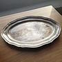 Винтажный поднос Vintage Old Silver Plate 3