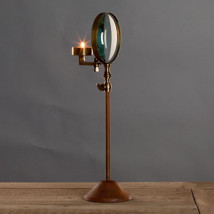 Подсвечник с лупой Magnifying T-lite Holder