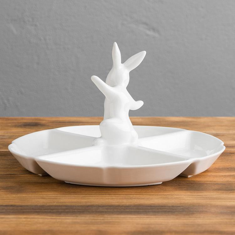 Менажница Кролик-озорник Serving Dish Naughty Rabbit