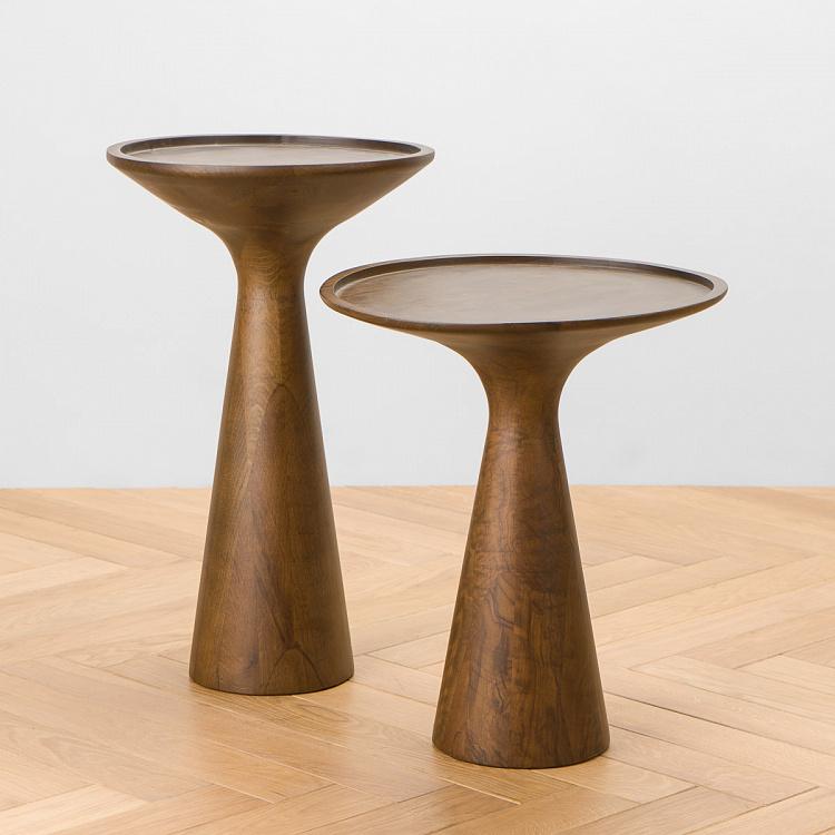 Журнальный стол Гриб, L Mushroom Wood Table Big