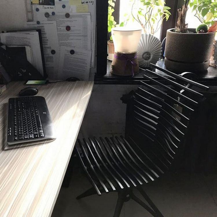 Чёрный стул Скелетон Skeleton Chair Black