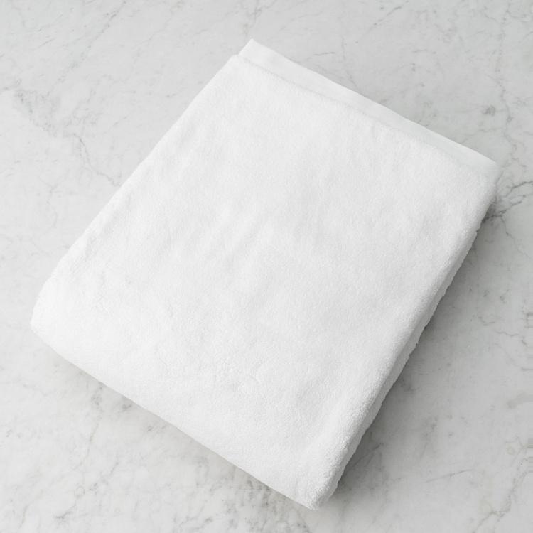 Белое махровое банное полотенце Олимпия 100x180 см Olympia Body Towel White 100x180 cm