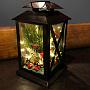 Декоративный фонарь New Year Lantern Black 22 cm