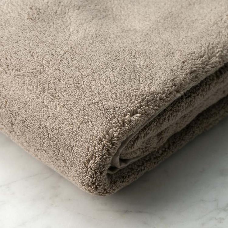 Дымчато-бежевое махровое банное полотенце Олимпия 100x180 см Olympia Body Towel Vapour 100x180 cm