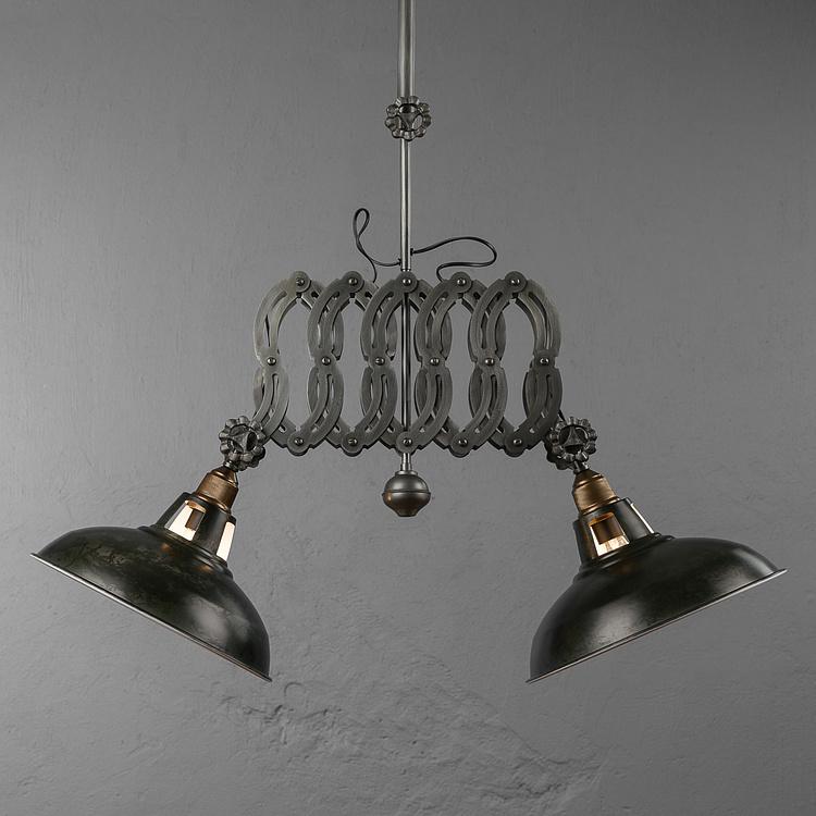 Подвесной раздвижной светильник Айзен Индастриал Eisen Industrial Sliding Ceiling Light