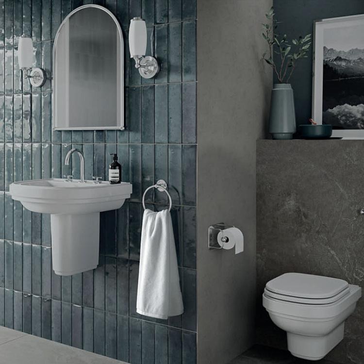 Настенный держатель-кольцо для полотенец цвета хром Towel Ring Chrome