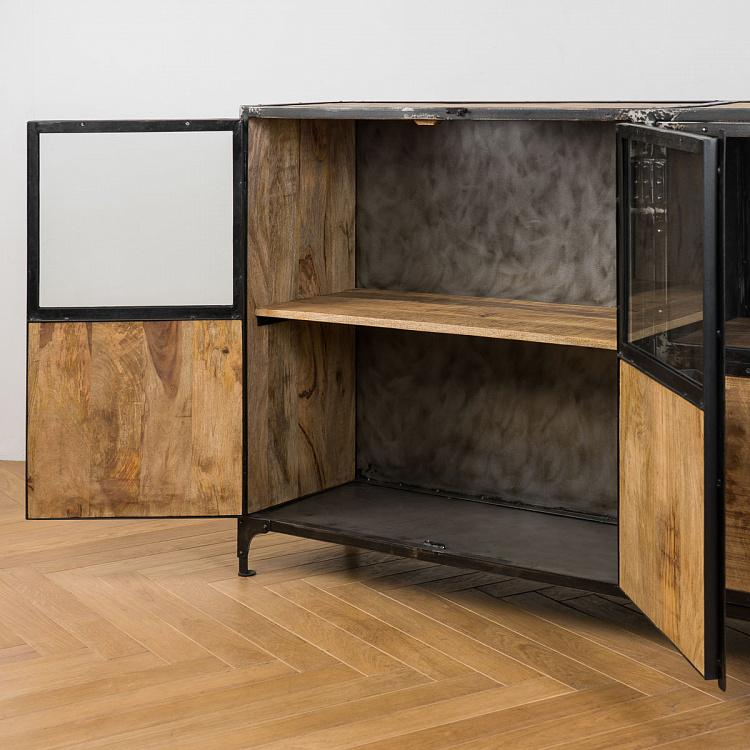 Комод с четырьмя дверцами Револь Revol Long 4 Doors Sideboard