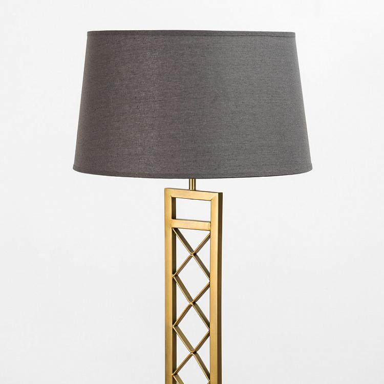 Торшер из латуни с патиной Искала Iscala Brass Patina Floor Lamp