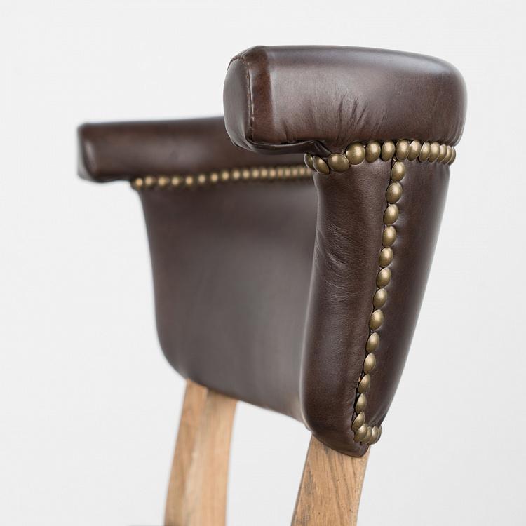 Высокий барный стул Анджелес Angeles Barstool High, Weathered Oak