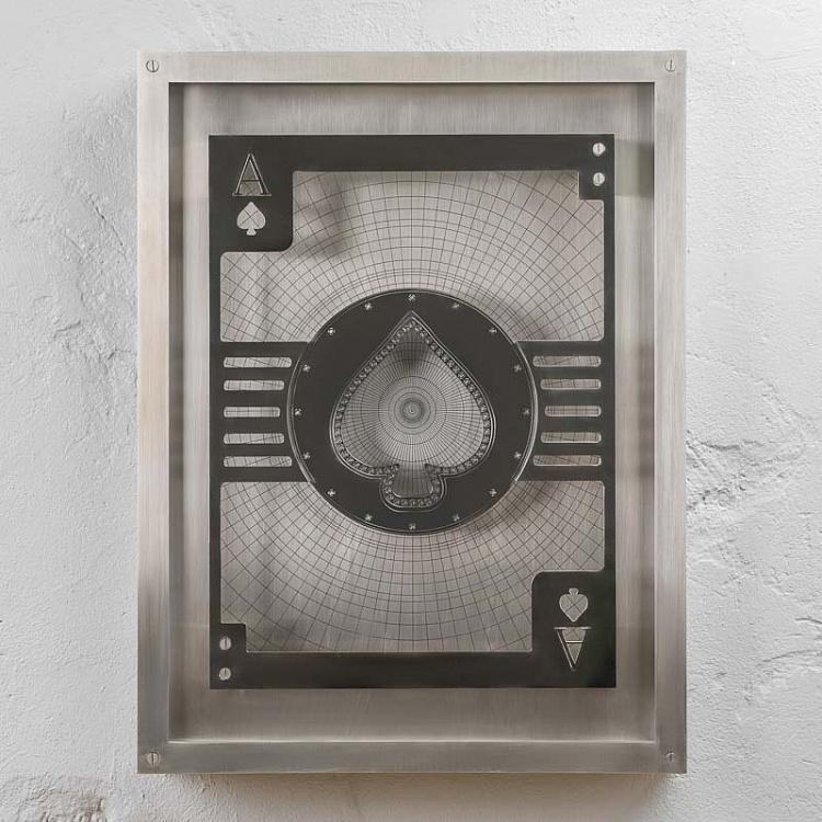 Арт-объект с подсветкой Туз Пик Hustle Ace Of Spades