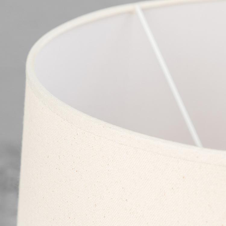 Абажур из льна бежевого цвета, 45 см Lamp Shade Beige Linen 45 cm