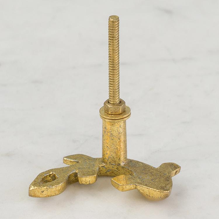 Мебельная ручка Рыбка Кои золотого цвета Chic Koi Fish Knob Gold