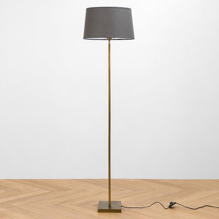 Торшер из латуни с патиной Искала Iscala Brass Patina Floor Lamp