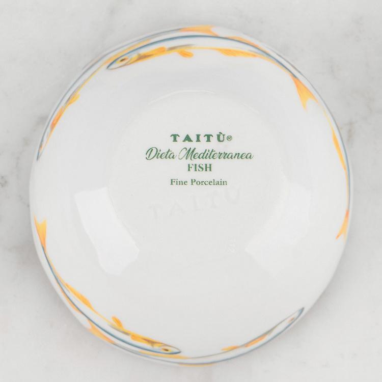 Пиала Средиземноморская диета Анчоусы Dieta Mediterranea Acciughe Ciotolina Bowl